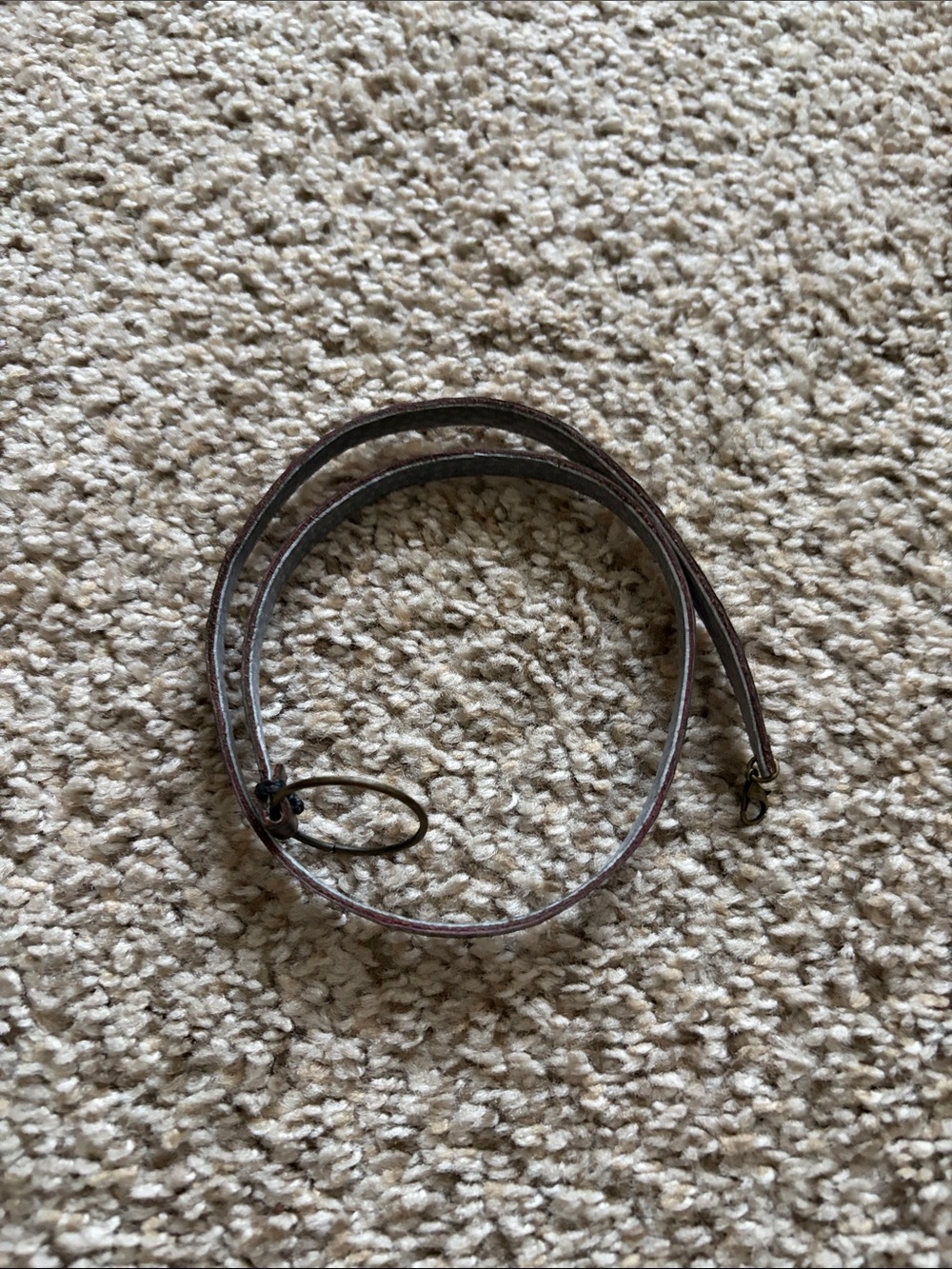 Brown Leather Wrap Bracelet with Antique Metal Accents